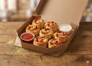 Kolbászos Pizzatekercs (8db)